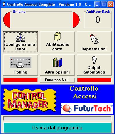 software control manager per il controllo accessi
